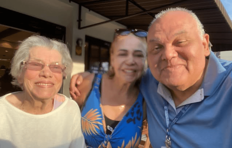 Oliveira Filho em um momento familiar